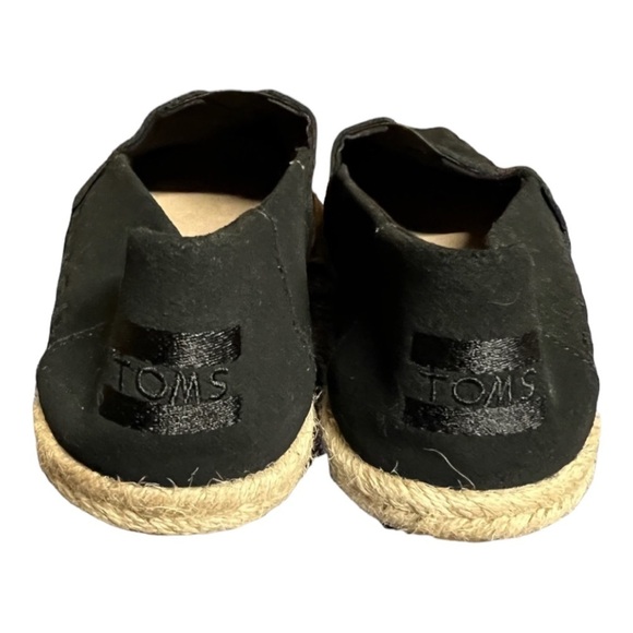 Tom’s Black Slip-on Loafers Size 6.5 - Picture 3 of 8